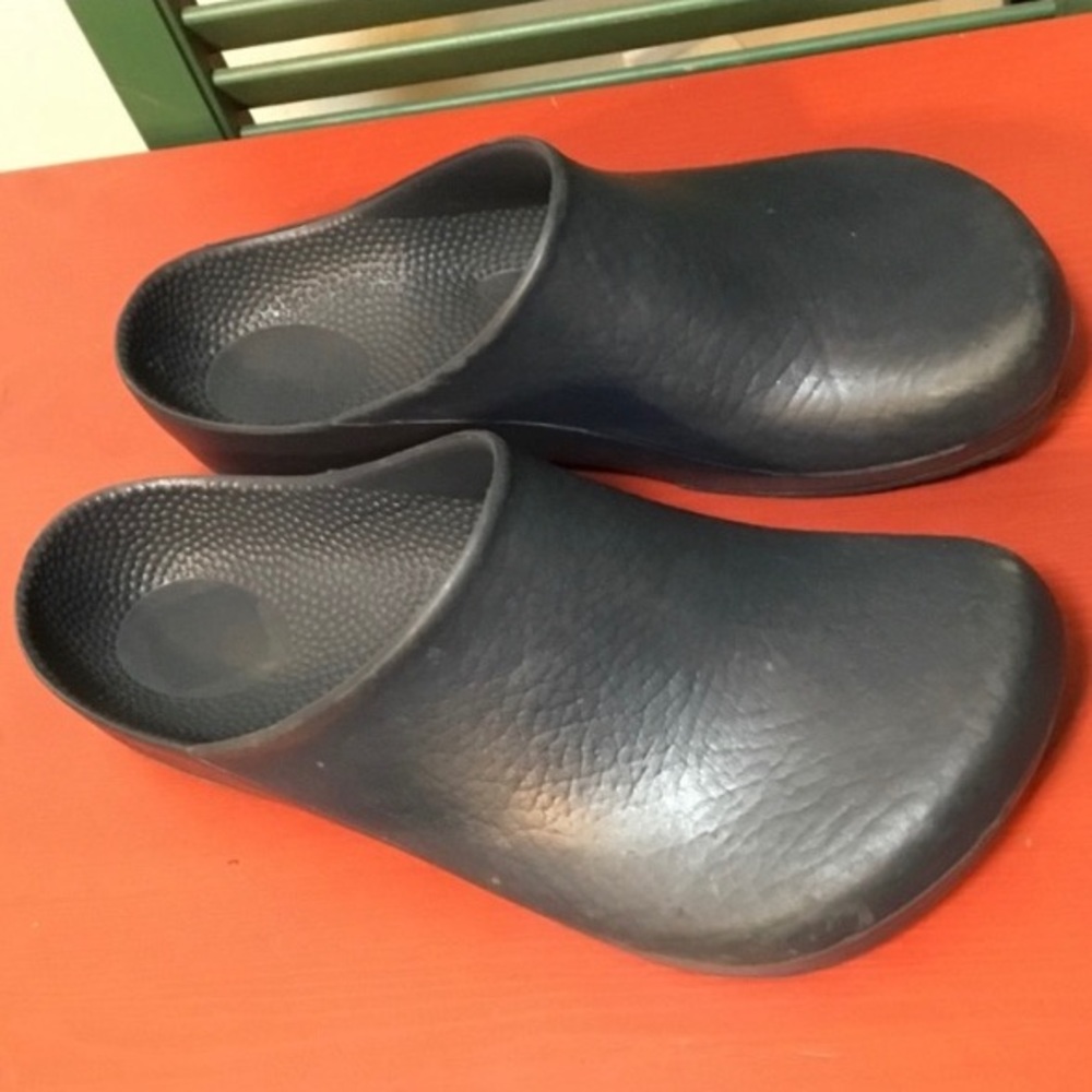 Birkenstock Black Slip-On Clogs